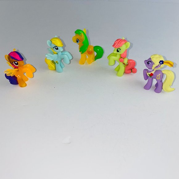 My Little Pony Lot of 5 Miniature Pony Figures - Picture 1 of 3